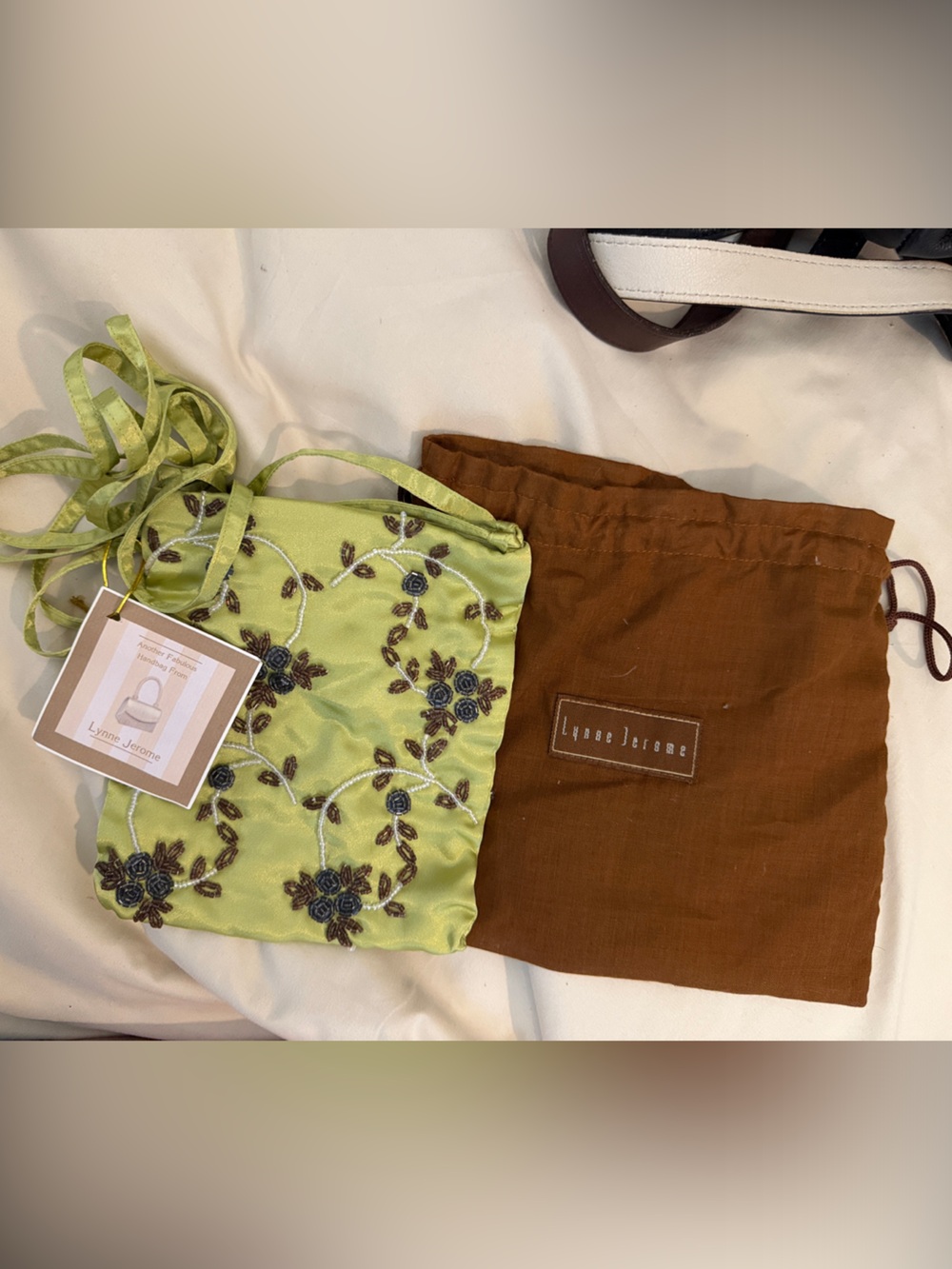 Lynne Jerome Silk Beaded Purse - NWT
